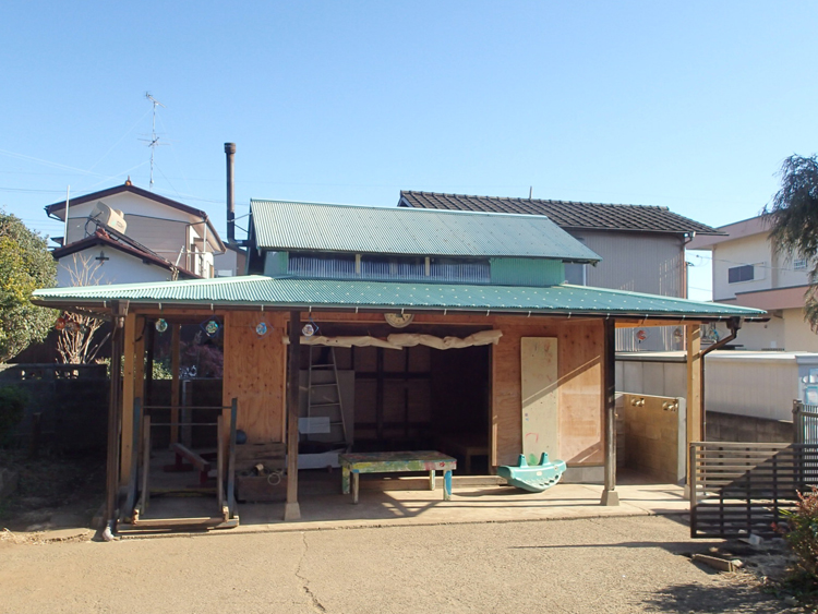 納屋：あったか部屋　正面　改修後